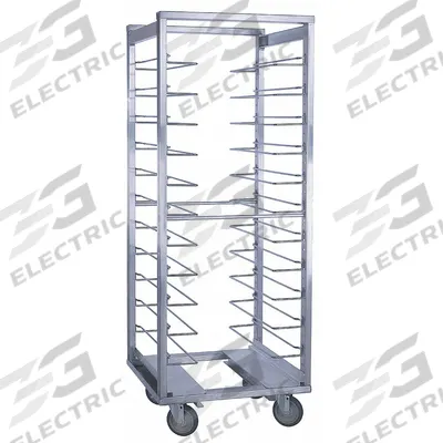 CRES COR Rack: 12 Slots, 4 1/2 in Betw Shelves, 250 lb Capac, 26 3/8 in Wd, 64 1/2 in Ht - Standard-Duty End-Loading Sheet Pan Racks