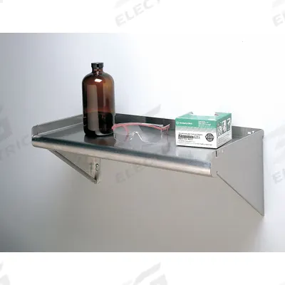 ADVANCE TABCO Wall Shelf: 60 in x 11 in x 9 in, 11 in x 11 in, 800 lb Load Capacity - Stainless Steel Solid Wall-Mount Shelving