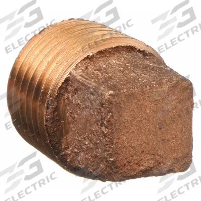 APPROVED VENDOR Plug: Plug, 3/8 in, NPT Threaded, Brass - Low-Pressure Threaded Pipe Fittings