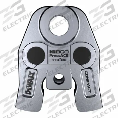 DEWALT Press Jaw: 7/8 in Pipe, NIBCO PressACR Refrigeration Press Fitting System - Jaws for Compact Press Tools