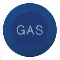 CHICAGO FAUCETS Index Button: Index Button, Plastic (MPN 216-328JKNF). Key specifications — Brand: CHICAGO FAUCETS; Index Text: GAS; Product Type: Index Button; Index Color: Blue; For Handle Type: Gas.