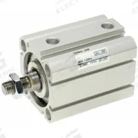 SMC Compact Cylinder: 50 mm Bore Dia, 25 mm Stroke Lg, Tapped Hole/Through Hole Mounting, Aluminum (MPN C55B50-25). Key specifications — attr946022: Through Hole; attr946024: Single Rod; attr946038: C55; attr1123057: Rotating Rod; attr945997: SMC.