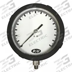 DURO Industrial Pressure Gauge: Back Flange, 0 psi to 600 psi, 6 in Dial, 1/4 in NPT Male, Bottom, 4 (MPN 6.2021113E7). Key specifications — Accuracy: ±0.5%; Brand: DURO; Vibration Resistance Properties: None; Gauge Wetted Parts: Stainless Steel.