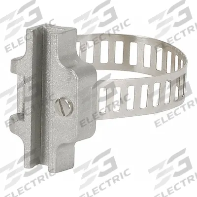 Parker Round Bracket Assembly: Fits 10 mm_12 mm_16 mm_20 mm_25 mm Bore Dia, Aluminum - Round Bracket Assemblies