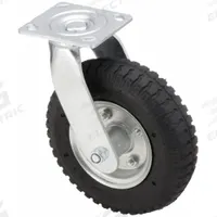 APPROVED VENDOR Plate Caster: Swivel, Steel, 8 in Wheel Dia., 2 3/4 in Wheel Wd, Slot, Rectangle (MPN P21S-P080WK-14-H10). Key specifications — Brand: APPROVED VENDOR; Swivel Raceway Type: Double Ball; Roll Up: Swivel.