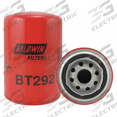 BALDWIN FILTERS Oil Filter: BT292, HF6159, 1-12 Thread Size, 5 3/8 in Overall Ht, Oil - Spin-On Oil Filters