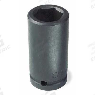 PROTO Impact Socket: 3/4 in Drive Size, SAE, 1 3/16 in Socket Size, 6-Point, Deep - 3/4" Drive Impact Sockets