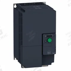 SCHNEIDER Variable Frequency Drive: In Phase Three, Out Phase Three, 15 hp, IP20, No Bypass, Compact (MPN ATV320D11N4C). Key specifications — Style: Compact; Color: Black/Green; Output Phase: Three.