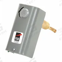 JOHNSON CONTROLS Line Volt Mechanical Tstat: 40° to 90°F, Steel, Fixed, 1.5°F, 120 to 277V AC Volt (MPN A19AAF-21C). Key specifications — Switch Type/Action: SPDT, Open/Close on Rise; Temperature Control Range: 40° to 90°F; Temperature Differential: 1.5°F; Voltage: 120 to 277V AC; Capillary Length/Bulb Diameter: 6 ft Capillary, 5-3/4 in x 3/8 in Bulb; Brand: JOHNSON CONTROLS; Differential Type: Fixed; Enclosure Material: Steel.