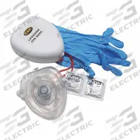 EMI CPR Mask: 1 People Served, Adult/Child/Infant, Reusable, Clamshell Case Type (MPN 491). Key specifications — Disposability: Reusable; Case Type: Clamshell; Includes: (2) Antimicrobial Hand Wipes; Case Material: Plastic; Brand: EMI; Patient Type: Adult; Product Type: CPR Mask.