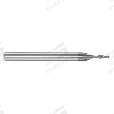 APPROVED VENDOR Ball End Mill: Carbide, AlTiN Coated, 2 Flute, 3/64" Mill Dia, 1/4" LOC - Pencil-Neck Carbide Ball End Mills
