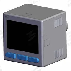 SMC Pressure Switch: 1/8 in Port Size, 1 Output/2 Output NPN/PNP Open Collector, 12 to 24V DC, 2M (MPN ZSE20BF-L-N01-W). Key specifications — attr124221: ZSE20BF-L-N01-W; attr124227: ZSE20B(F)-L; attr124234: 1 Output/2 Output NPN/PNP Open Collector; attr124235: 12 to 24V DC; attr1042233: 4-Pin Snap-In Plug.