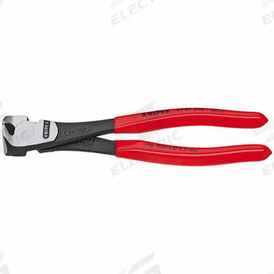 KNIPEX End Cutting Nippers: 7 7/8 in Overall Lg, For 0.2 in Max Wire Thick, 1 7/8 in Jaw Wd - General Purpose Nippers