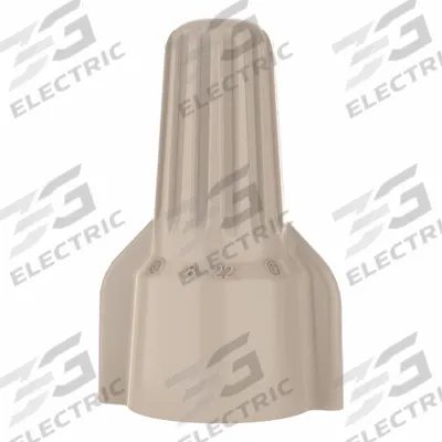IDEAL Twist-On Wire Connectors: Tan, Wire Sizes 14 AWG – 10 AWG, 600 V, 500 - General Purpose Wire Connectors