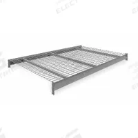 TENNSCO Shelf: 72 in x 48 in, 14 ga Beams, 5 AWG Decking, Galvanized Wire, 2,750 lb Load Capacity (MPN 6940). Key specifications — Decking Material: Galvanized Wire; Frame Finish: Powder Coated; Frame Material: Steel; Color: Gray; Includes: (2) Beams, (2) Crossbars; Brand: TENNSCO.