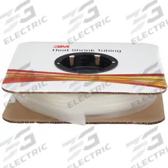 3M Heat Shrink Tubing: 4 in I.D. Before Shrinking, 2 in I.D. After Shrinking, 50 ft Lg, Clear, 2:1 (MPN FP301-4-50'-CLEAR-SPOOL). Key specifications — Color: Clear; Brand: 3M.