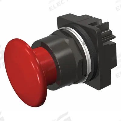 Siemens Mushroom Head Push Button: 30 mm, Non-Metallic - Mushroom-Head Push-Button Operators