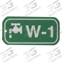 BRADY Lockout Tag: None/ No Header, W-1, Polystyrene, English, Plastic, Holes (MPN 105684)