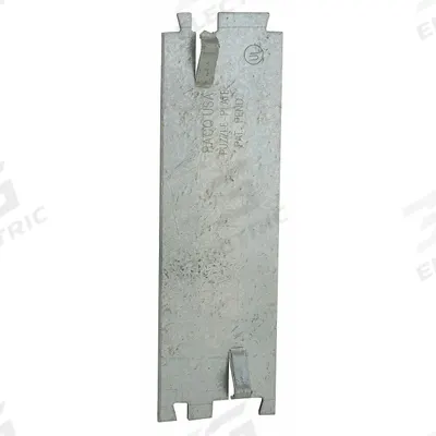 RACO Cable Protection Plate: Steel, Silver, Box, 0.06 in Overall Dp - Cable Protection Plates