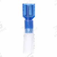 3M Wire Disconnect: Female Socket, Blue, Nylon with Heat Shrink, Full Coverage, 600 V Max Volt (MPN MNHU14-250DFIK). Key specifications — Brand: 3M; Manufacturer Part Number: MNHU14-250DFIK.