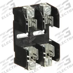 MERSEN Fuse Block: Open Block Design, 2 Pole, 250 V AC, Box Lug, Non-Indicating (MPN 20357). Key specifications — attr233046: MERSEN.