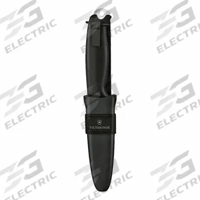VICTORINOX SWISS ARMY Fixed Blade Knife: Straight, 9 1/4 in Overall Lg, Stainless Steel - General Purpose Knives