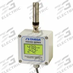 OMEGA Temperature and Humidity Transmitter: 4 to 20mA, Screw Terminals, -22°F to 167°F, HX93B (MPN HX93BC). Key specifications — Display Type: No Display; Humidity Accuracy: ±2.5% from 20 to 80% RH; ±3.5% from 5 to 20% and 80 to 95% RH; ±4% from 0 to 5% and 95 to 100% RH; 0 to 100%; Temperature Accuracy: ±1.25°C; Output: 4 to 20mA; Temperature Range: -22 °F to 167 °F.