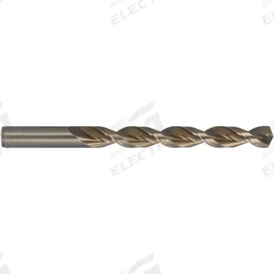 CLEVELAND Jobber Length Drill Bit: Letter Y, 135° Split Point, Straw/Bronze Cobalt - Cobalt Jobber-Length Drill Bits for Deep Hole-Drilling