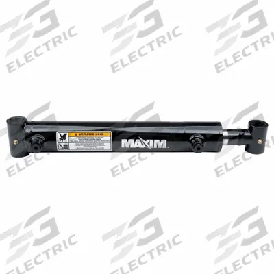 MAXIM Welded Hydraulic Cylinder: 3 in Bore Dia., 12 in Stroke Lg, 20 in Retracted Lg - Cross-Tube Mount Welded Hydraulic Cylinders