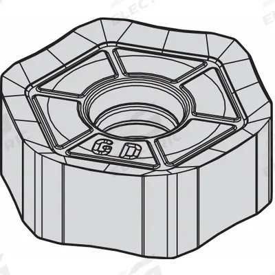 WIDIA Hexagon Milling Insert: HNGJ535ANSNGD, HNGJ0905ANSNGD (MPN 5895350) - Machining