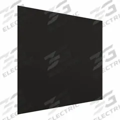 HADRIAN Partition Panel: Stainless Steel, Powder-Coated, Black, 58 in Ht, 58 in Wd, 1 in Thick (MPN 530058-510). Key specifications — Door Swing: Left Hand In/Right Hand Out; Brand: HADRIAN; Color: Black; Finish/Texture: Powder-Coated.