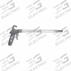 GUARDAIR Air Gun: Pistol-Grip Grip, Aluminum, 1/4 in Female NPT, 1 Nozzle(s), Straight, Focused (MPN 75LJ012AA). Key specifications — attr1328526: Aluminum; attr1328500: Hanging Hook; attr1328508: GUARDAIR; attr1328515: No; attr1328533: Yes.