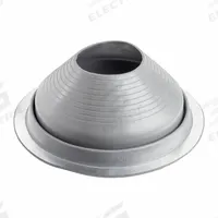 Flashing: For Pitched Roof, Round Base, 6 in L x 16 1/2 in W Base Size (Rectangular), For 1 Pipes (MPN 4025910). Key specifications — Top Opening: Open; Material - Collar: EPDM; Brand: DEKTITE.