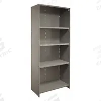 LYON Shelving Panel: 85 in x 48 in, 24 ga, Steel, Powder Coated, Gray, Includes Assembly Hardware (MPN DDJ1053411). Key specifications — attr37673: Assembly Hardware; attr37674: Steel; attr37671: Powder Coated; attr37668: Gray; attr33624: LYON.