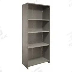 LYON Shelving Panel: 85 in x 48 in, 24 ga, Steel, Powder Coated, Gray, Includes Assembly Hardware (MPN DDJ1053411). Key specifications — attr37673: Assembly Hardware; attr37674: Steel; attr37671: Powder Coated; attr37668: Gray; attr33624: LYON.