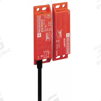 TELEMECANIQUE SENSORS Magnetically Actuated Safety Interlock Switch: XCSDM Series, 1NO/2NC - DC Safety-Interlock Switches