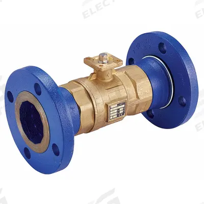 HVAC Control Ball Valve: 2-Way, 4 in Flanged, 176 CV Flow, 100 psi Close-off - 2-Way Flanged Connection Ball Valves