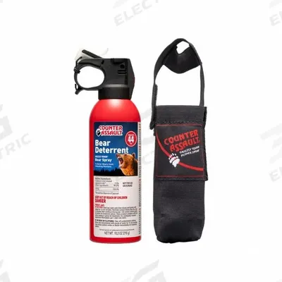 COUNTER ASSAULT Bear Spray: Targets Bears/Coyotes/Mountain Lions - Wildlife Repellents