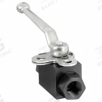 DYNAQUIP CONTROLS Manual Two-Way Ball Valve: 3/8 in, Carbon Steel, Straight, FNPT x FNPT, Lever (MPN VAE2.A00P 3/8). Key specifications — Brand: DYNAQUIP CONTROLS; Handle: Locking Lever.