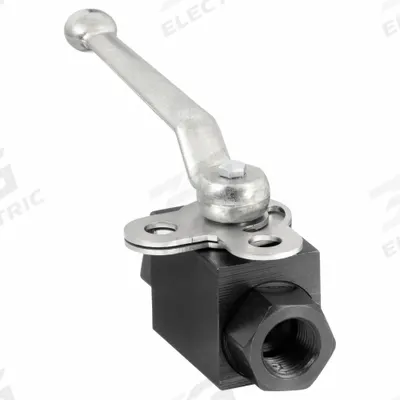 DYNAQUIP CONTROLS Manual Two-Way Ball Valve: 3/8 in, Carbon Steel, Straight, FNPT x FNPT - Carbon Steel Ball Valves