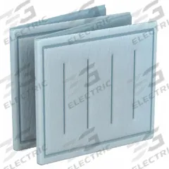 GRAINGER Link Air Filter: 25 in x 13 in x 1 in, 13 in Section Wd, 4 Sections, 3 Ply, MERV 8 (MPN 2DXD9). Key specifications — Performance Rating: MERV 8; Brand: GRAINGER; Media Material: Synthetic.