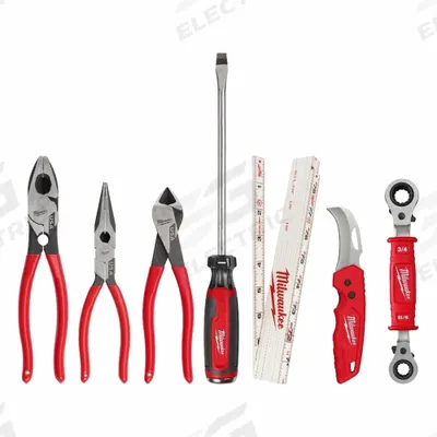 MILWAUKEE POWER UTILITY APPRENICE HT KIT: 7 Total Pcs - Tool Only Sets