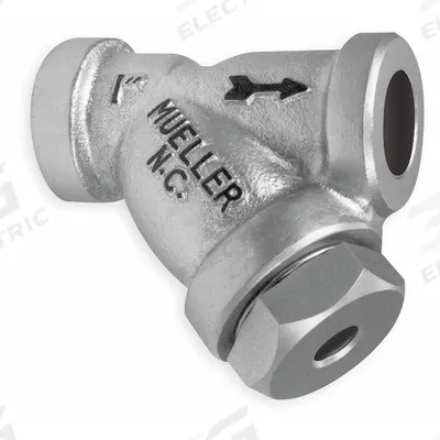 MUELLER STEAM SPECIALTY Y Strainer: 3/4 in, Socket, Perforated, 0.062 in Screen Size - Carbon Steel Y Strainers