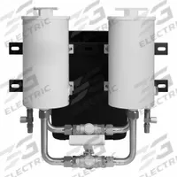 FLEETGUARD Filter Housing: Fuel Filter, Filter Housing, Steel, 25 in Lg, 7 5/16 in Outside Dia. (MPN FH24002). Key specifications — Product Type: Filter Housing; Includes: Bracket; Compatible Filter Type: Fuel Filter; Brand: FLEETGUARD; Material: Steel; Compatible with Manufacturer Model Number: FS53021.