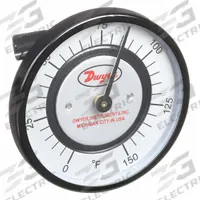 DWYER Clip Pipe Mount Dial Thermometer: 70°F to 500°F, +/- 2% Accuracy, 2 in Dial Dia (MPN STC171). Key specifications — Accuracy: +/- 2%; Brand: DWYER.