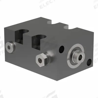 ENERPAC Block Hydraulic Cylinder: Single Acting, 3,800 lbf Nominal Capacity - Block Body Hydraulic Cylinders