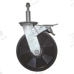 DAYTON Swivel Caster with Brake: 13 in Overall Ht, 13 in H x 3 3/4 in W, 8 1/2 in Overall Lg, Black (MPN MH29PH1604G). Key specifications — Compatible Grainger Part Number: 29PH16; Manufacturer Part Number: MH29PH1604G; Accessory Type: Brake Swivel Wheel; Compatible with Product Type: Drum Truck.