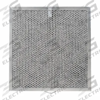 BROAN Range Hood Filter: 11.25 in x 11.63 in x 0.38 in, Aluminum - Kitchen Exhaust Fan Mesh Air Filters
