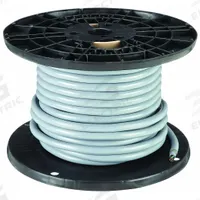 CHAINFLEX Control Cable: 18 AWG Conductor Size, 12 Conductors, PVC, 100 ft, Gray (MPN CF140US-07-12-100). Key specifications — Conductor Size: 18 AWG; Minimum Bend Radius Factor - Fixed: 7.5 x OD; Minimum Bend Radius Factor - Flexible: 8 x OD; Shielding: Shielded; Brand: CHAINFLEX.