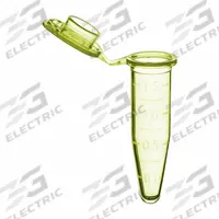 APPROVED VENDOR Microcentrifuge Tube: Microcentrifuge Tube, Polypropylene, 1.5 mL Capacity - mL (MPN C2000-Y). Key specifications — Brand: APPROVED VENDOR; Graduated: Yes; Closure Color: Yellow; Includes: Cap; Includes Closure: Yes; Body Color: Yellow; Bottom Shape: Conical; Body Material: Polypropylene.